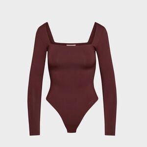 Aritzia Contour Red Bodysuit